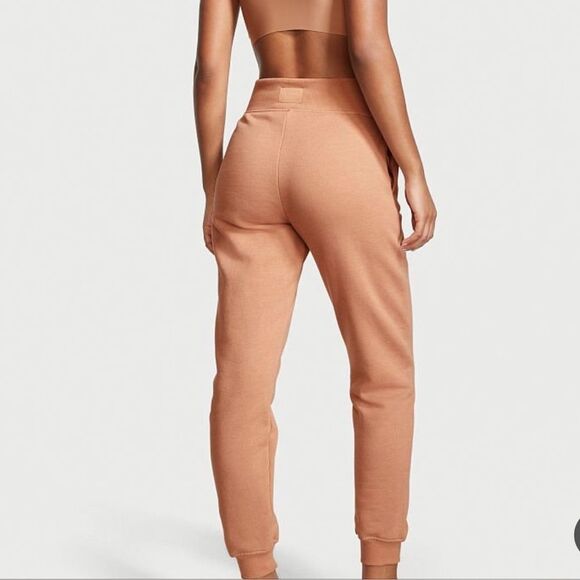 Victoria's Secret Cotton Fleece Lace Up High Waist Joggers pants Xlarge - Picture 2 of 7